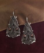 silver earrings