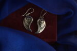 silver earrings