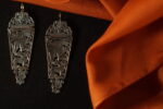 silver earrings