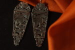 silver earrings