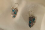 silver earrings