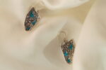 silver earrings