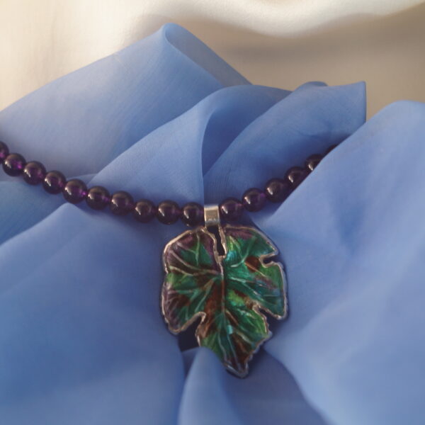 Necklace with Amethyst stones