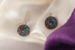 silver earrings