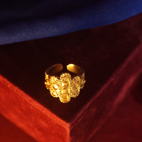 gold-plated ring