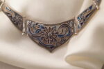 enameled necklace