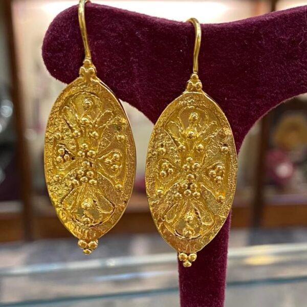 Granulation earrings