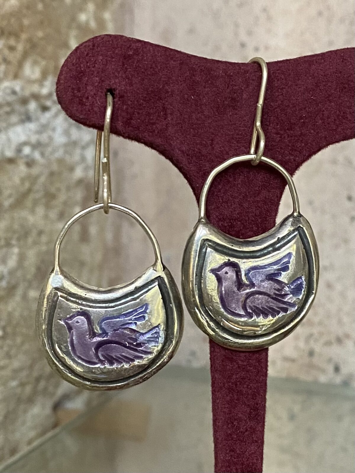 890EE1DA-05ED-41EF-9A6F-C404F6C2FF6A Dove earrings - Image 1