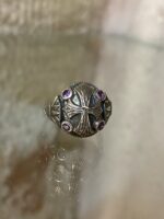 Cross with 4 amethyst stones - Image 2