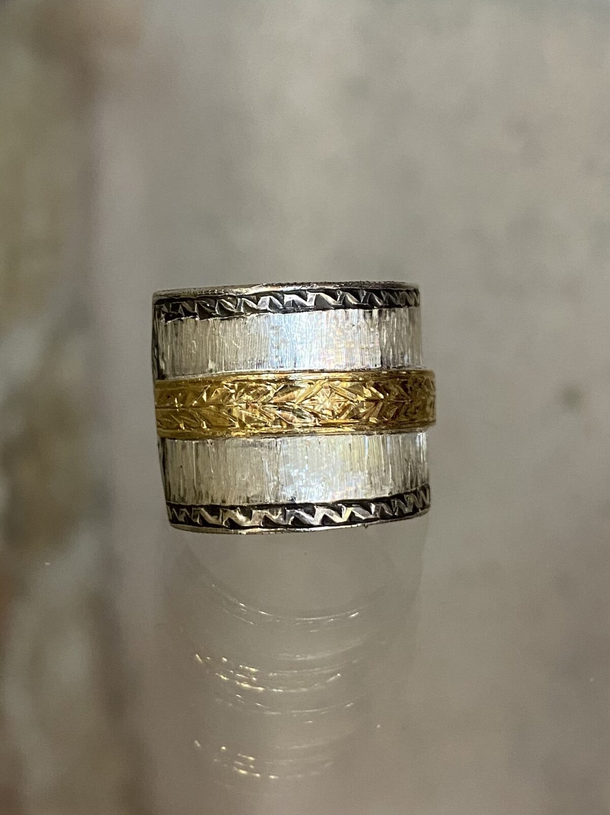 DCFDFCFA-821A-4009-9256-539B7AC61AC9 Golden belt ring - Image 1