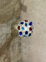 Enamel bouquet ring - Image 2