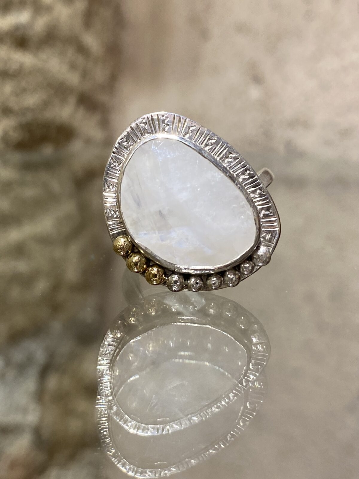 moonstone ring - Image 1