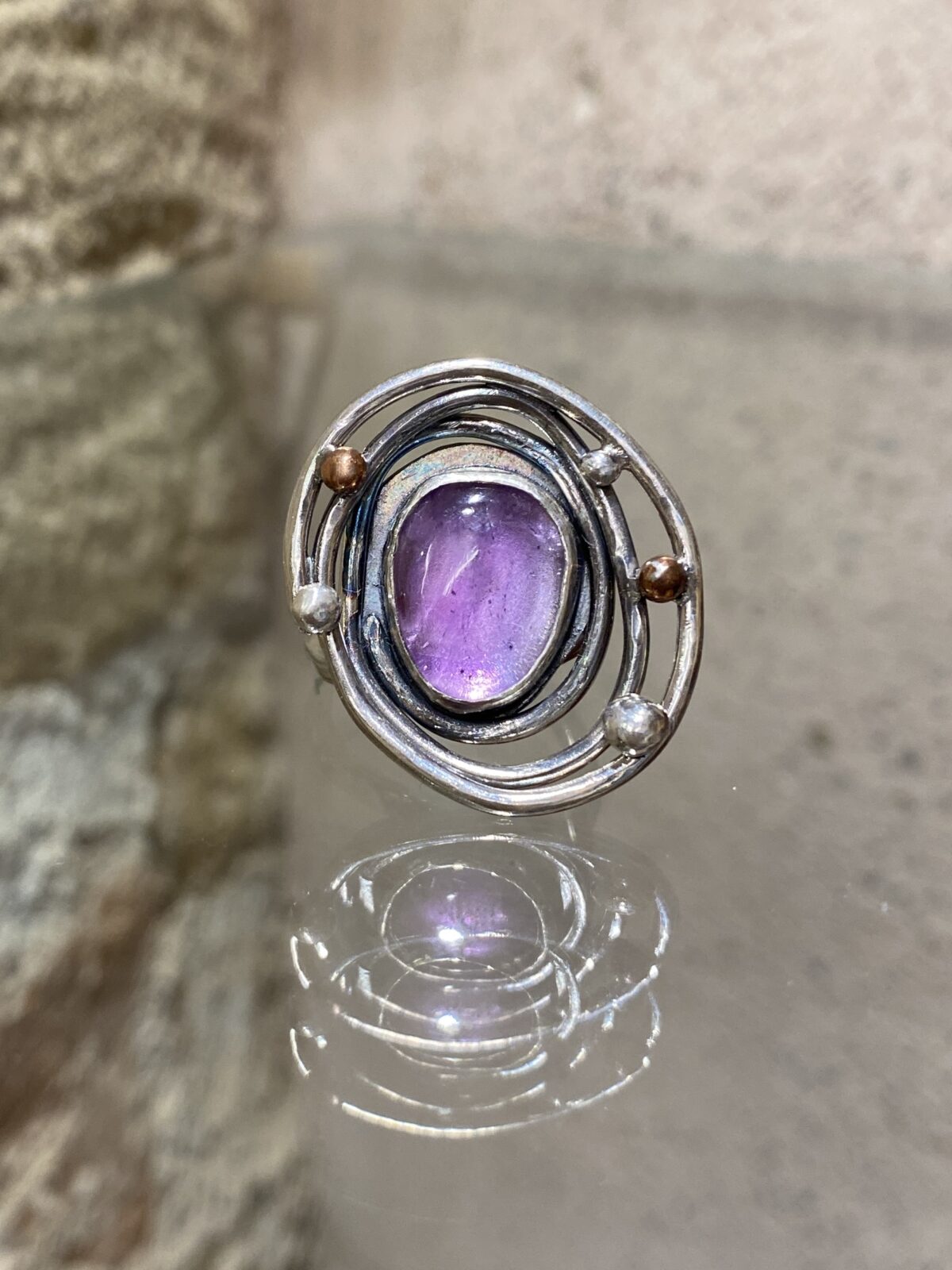 IMG_6127 2 Amethyst ring - Image 1