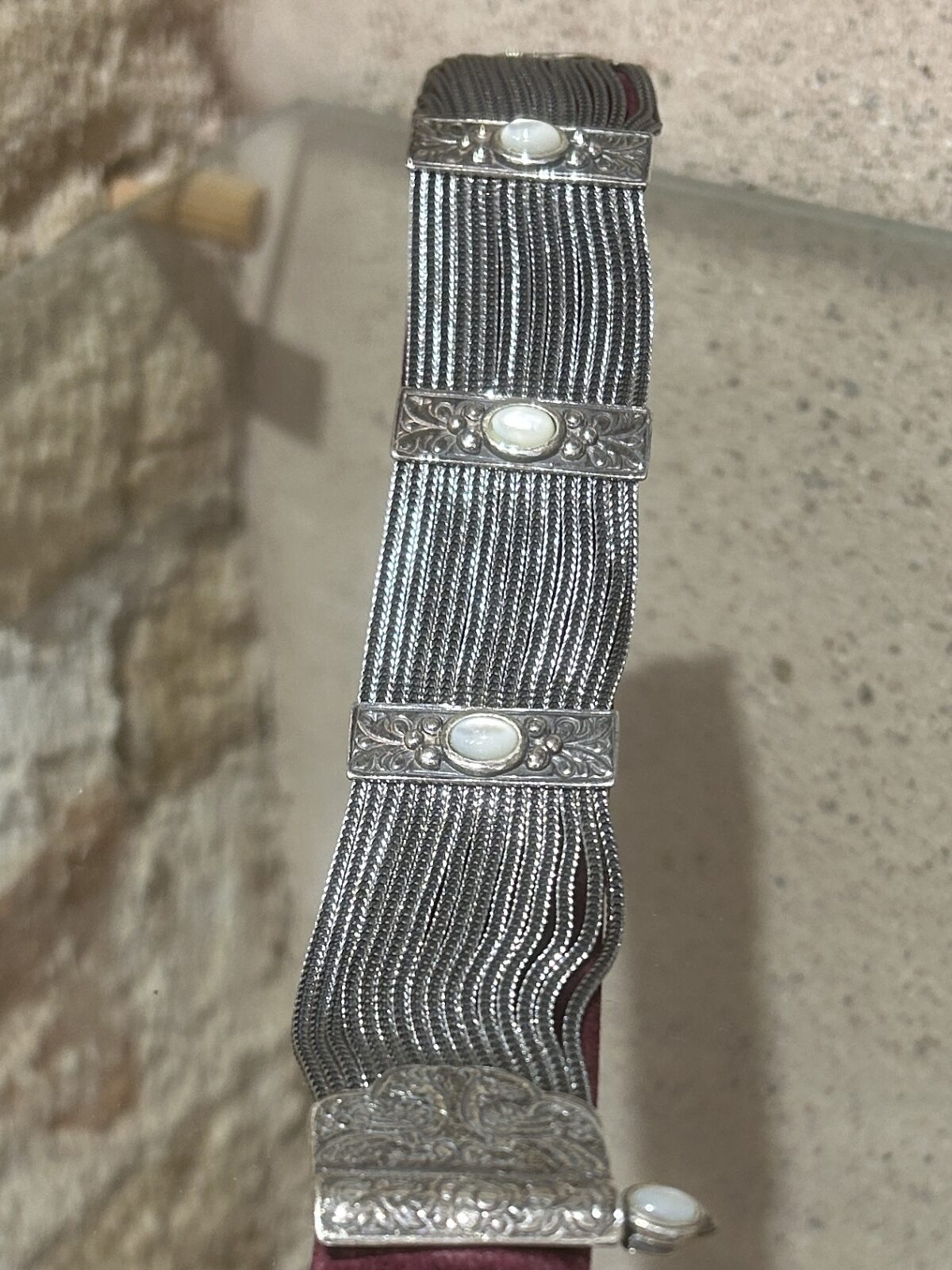 personalized silver bracelet - Image 1